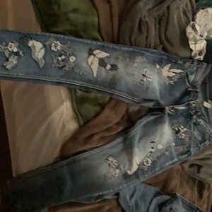 Embroidered Jeans